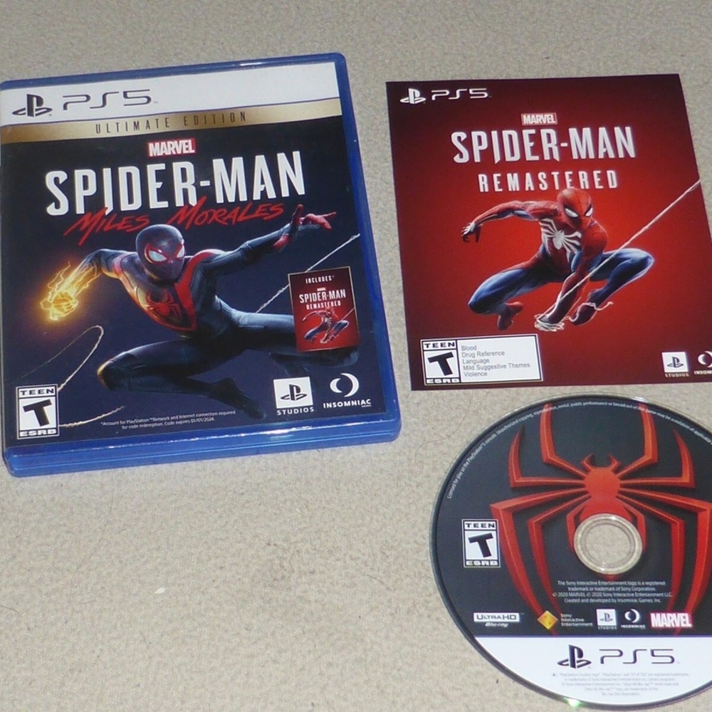 Marvel Spider-Man Video Games Black and Red